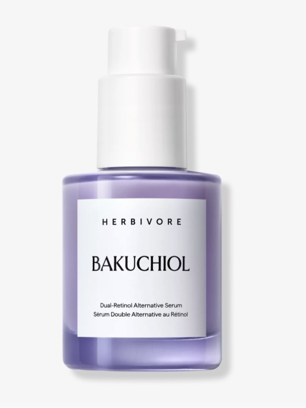 HERBIVORE BAKUCHIOL Dual-Retinol Alternative Serum all skin types even sensitive